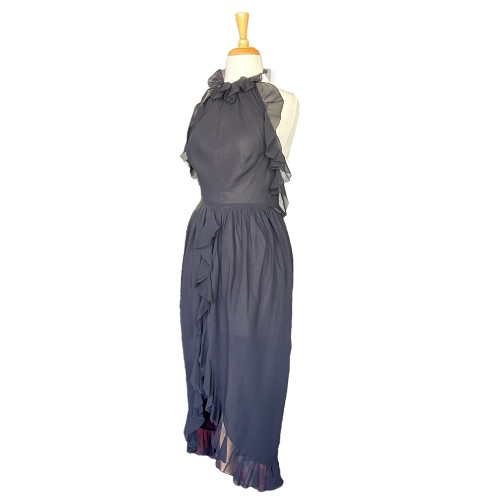 Vintage Bill Blass Silk Cocktail Dress - Size 10